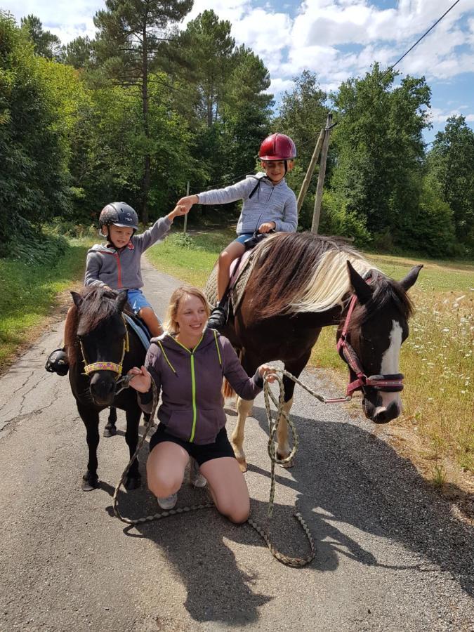 Capdrot Gite Equestre Domaine Des Crins - Biron المظهر الخارجي الصورة